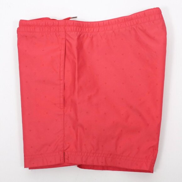 Louis Vuitton XS swim trunks shorts red LV monogram drawstring pockets - Picture 4 of 13